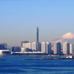 Japan, Yokohama skyline