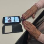 Ingrid Brindle - hands using Manchester AF device