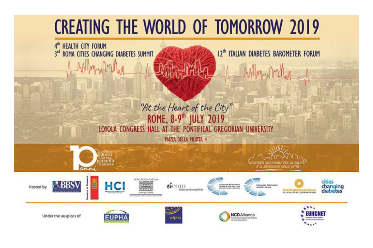 Creating the world of tomorrow Rome conference advert