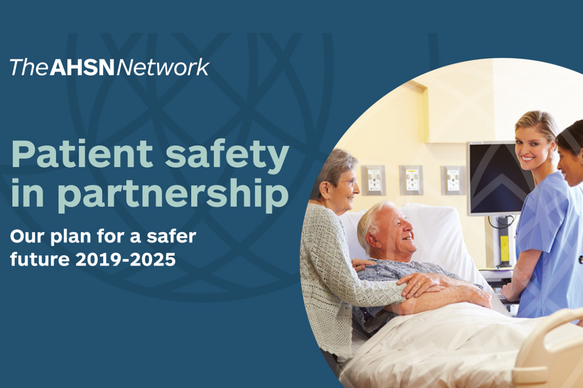 AHSN Network Patient Safety in Partnership Strategy Report Cover
