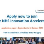 Apply now to join the 2021 NHS Innovation Accelerator