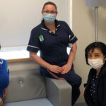 The Rainbow Clinic Team at The Royal Oldham Hospital: (L-R) Tracy Butler, Katie Bowker and Dr Annabel Dieh