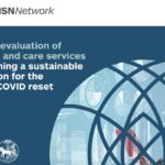 Front page of the Rapid Evaluation of health and care services - planning a sustainable solution for the post-COVID reset - Report