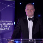 Dr Phil Jennings, Chief Executive of the Innovation Agency, speaking at the awards ceremony.