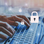 Computer showing secure use of data
