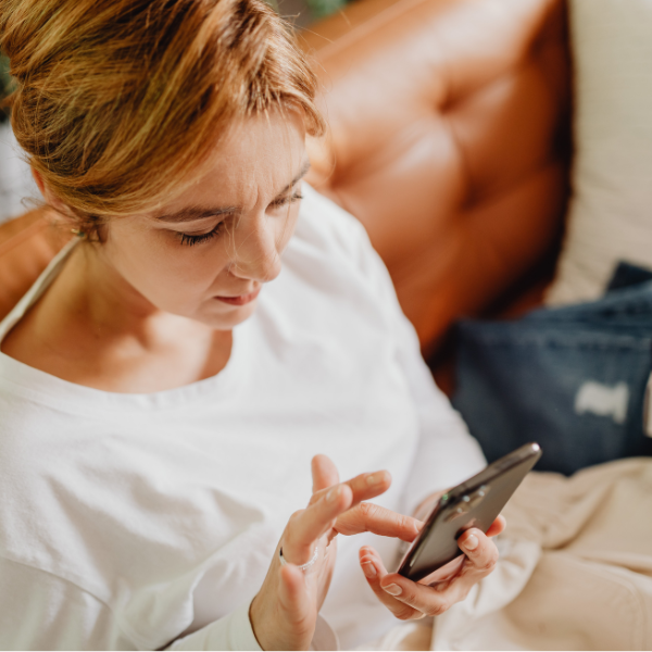 Person using phone